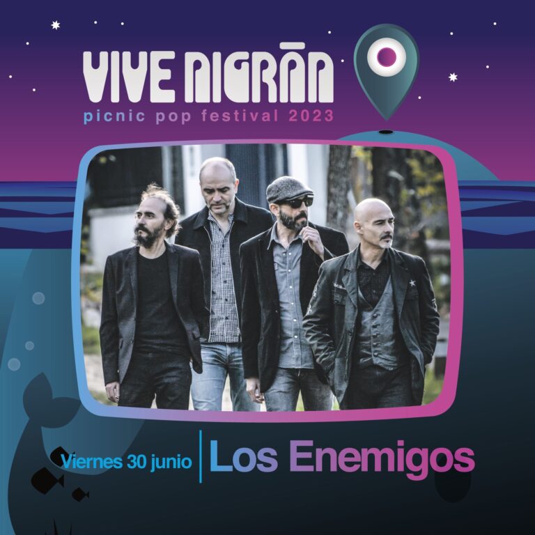 Los Enemigos súmanse ao cartel do festival Vive Nigrán, que se celebra o 30 de xuño e 1 de xullo
