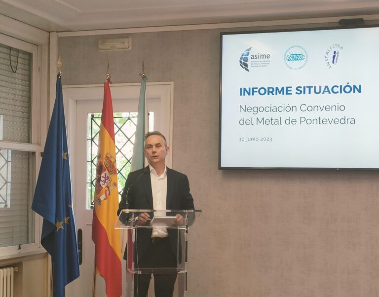 A patronal do metal en Pontevedra acusa aos sindicatos de “enganar” a traballadores e cidadáns