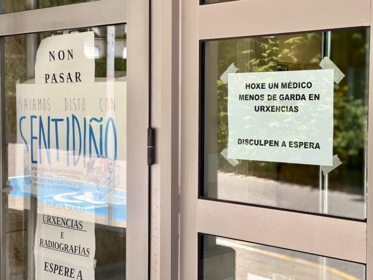 A CIG denuncia que a “falta total de persoal facultativo” no centro de saúde de Cangas este venres pola tarde