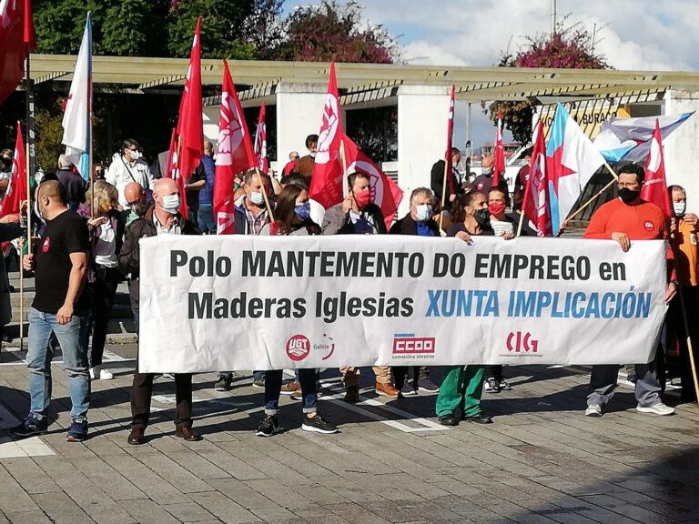 Os sindicatos critican aos bancos por “vetar” as operacións de compra de Maderas Iglesias