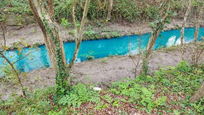 Leito do río Muíños ao seu paso por porto do Molle | Foto Somos Nigrán