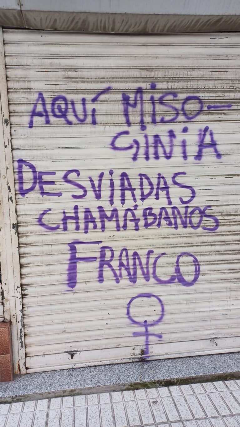 Pintadas tránsfobas no centro LGTBI+ do colectivo Avante