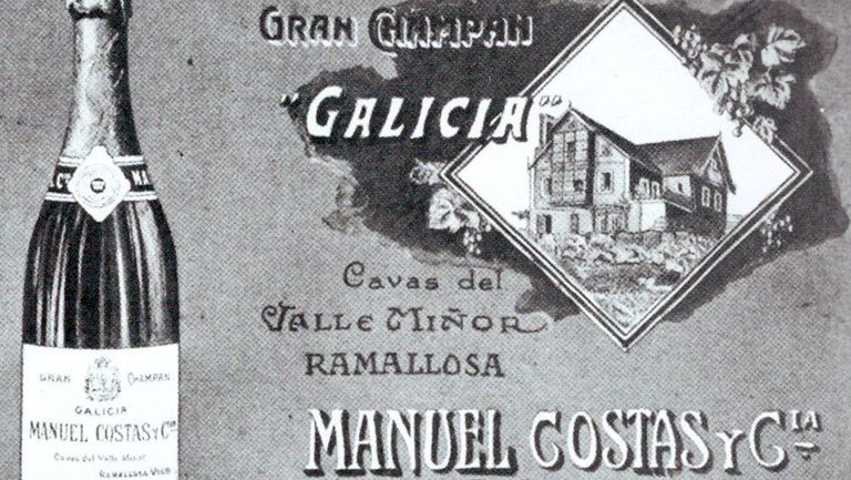 Sabías que o primeiro champán de Galicia embotellouse na Ramallosa?