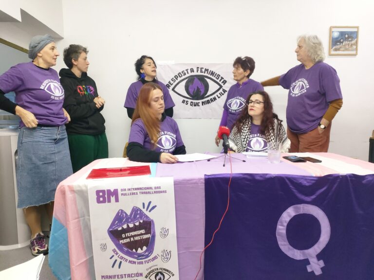 “O feminismo muda a historia’, lema da mobilización de Resposta Feminista para este 8M en Vigo