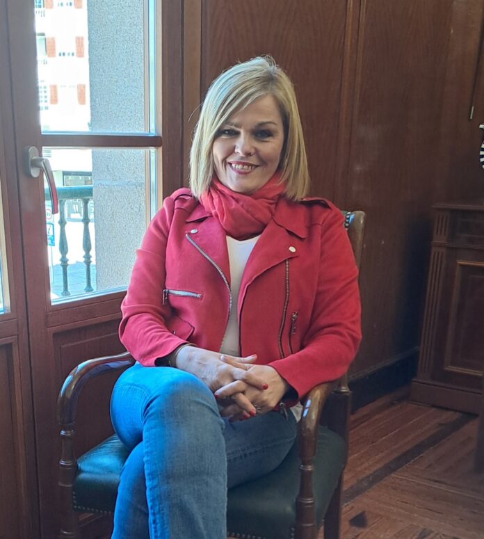 A alcaldesa de Redondela (Pontevedra), Digna Rivas (PSOE).. CONCELLO DE REDONDELA