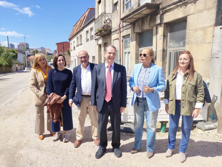 Caballero e Losada afean á Xunta que oculte o investimento municipal e do Goberno na obra da Avenida de Galicia