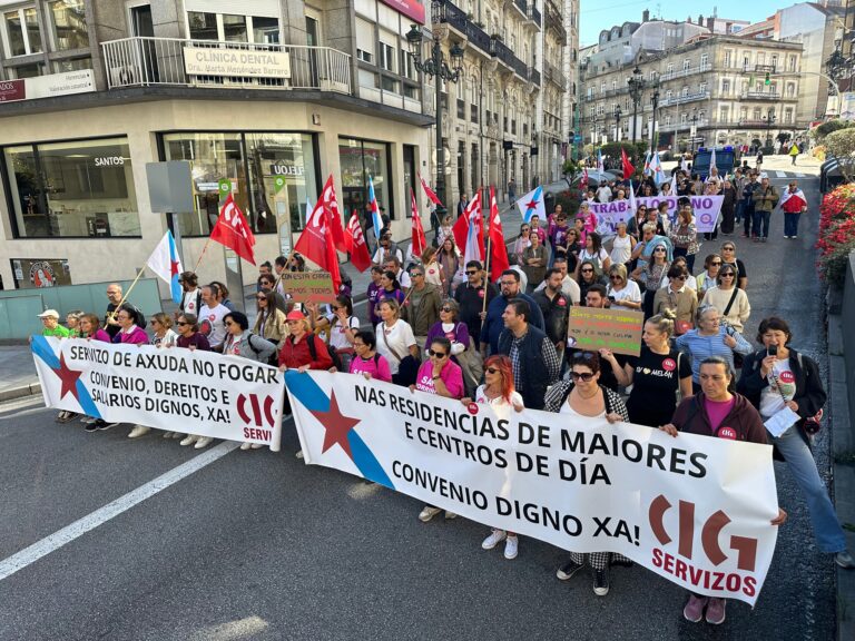 O sector dos coidados en pé de guerra contra a precariedade