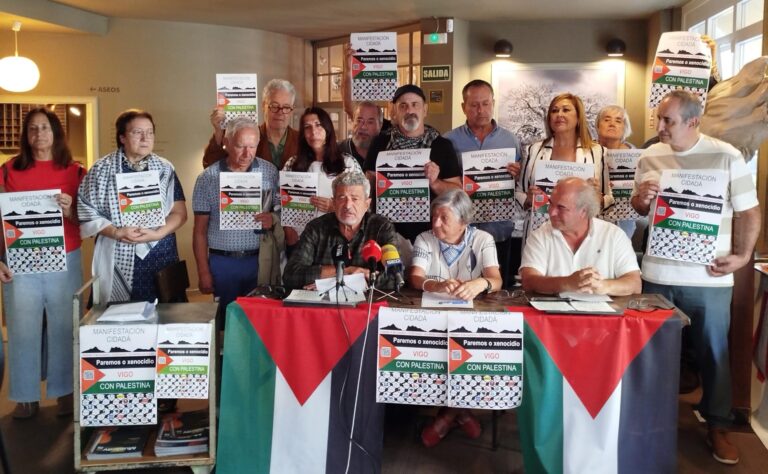 Chaman a manifestarse este sábado en Vigo contra o xenocidio en Gaza