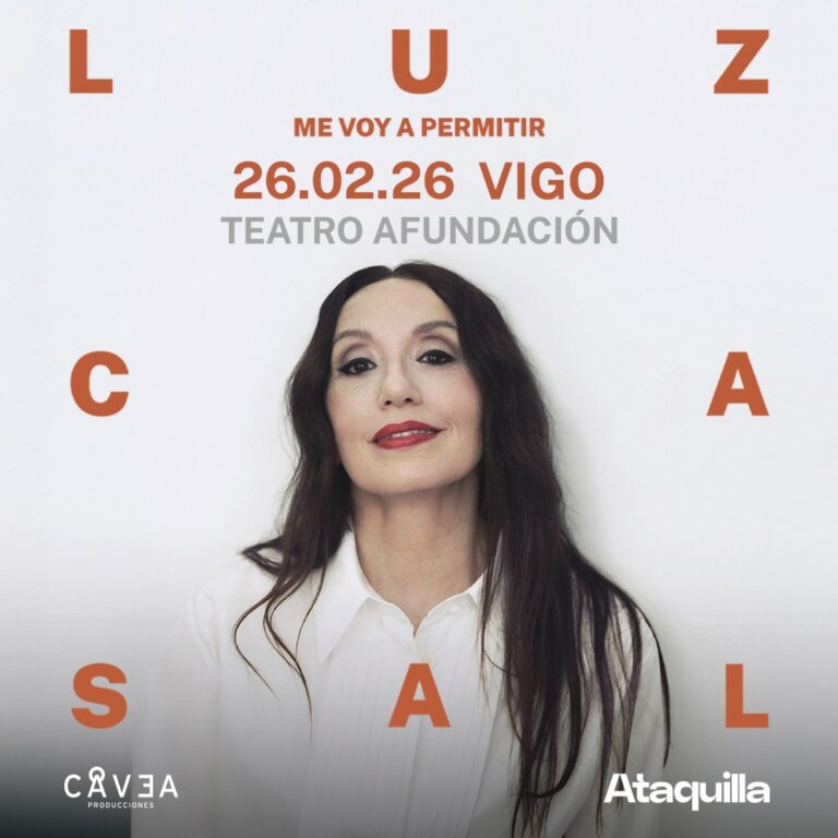 Luz Casal actuará en Vigo no Teatro Afundación en febreiro de 2026 dentro da súa nova xira
