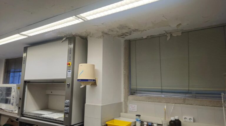 Fungos, pingueiras, filtracións… A CIG denuncia a “situación insalubre” do CIFP Manuel Antonio de Vigo