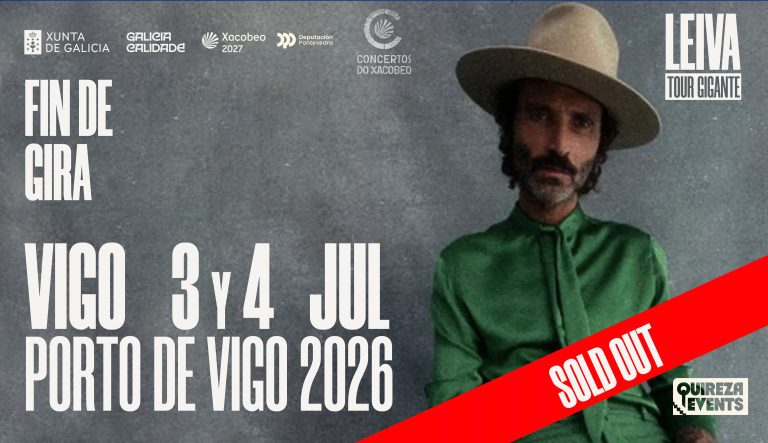 A organización estuda un terceiro concerto de Leiva en Vigo tras esgotar as entradas