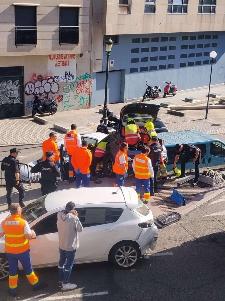 Cae por un desnivel duns dous metros no centro de Vigo