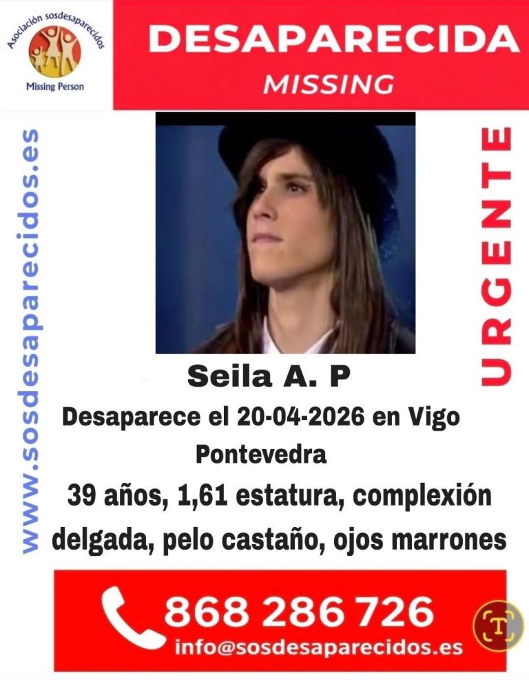 SOS Desaparecidos activa a alerta pola desaparición da cantante viguesa Seila Álvarez