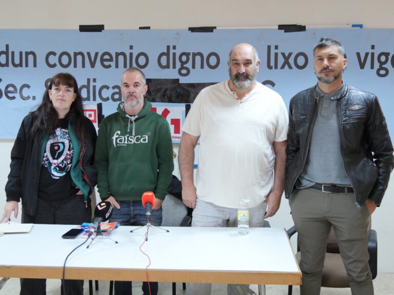 O persoal do lixo de Vigo convoca folga indefinida a partir do 24 de maio