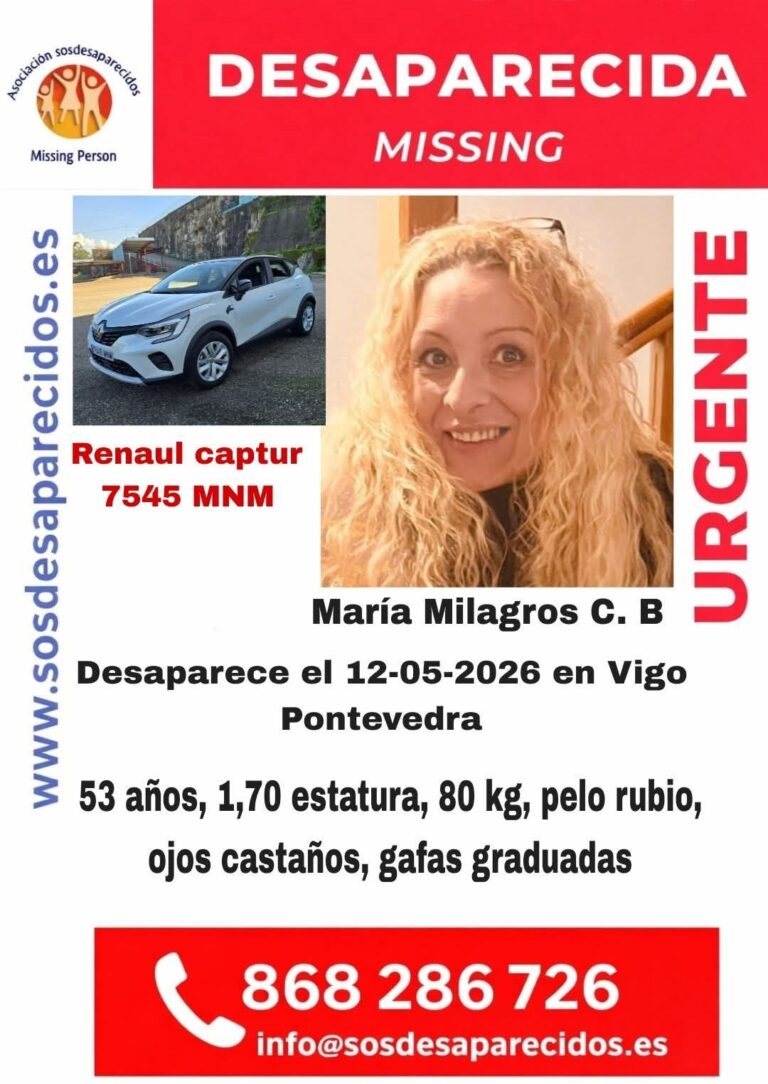 Buscan a unha muller de 53 anos desaparecida en Vigo desde o pasado martes