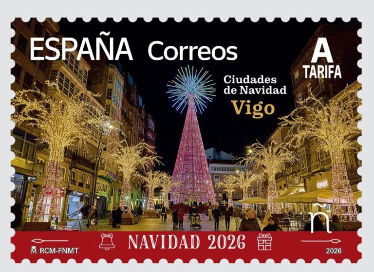 O Nadal de Vigo xa ten o seu selo de Correos